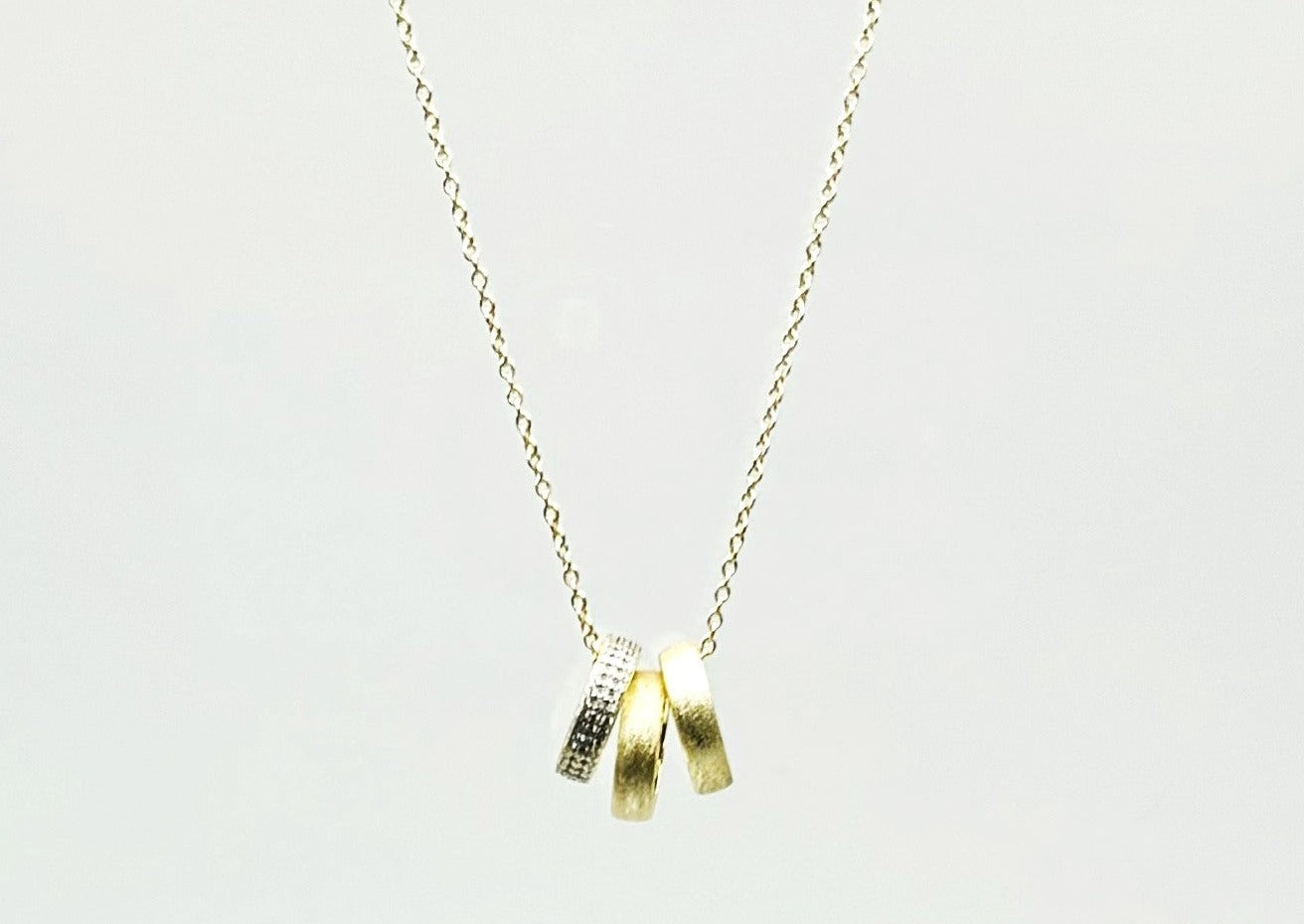 3 Circle Lavish Gold Pendant