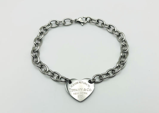 Heart Charm Link Chain