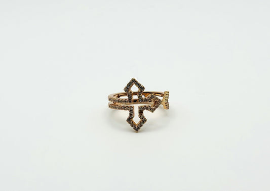 Rose Gold Swarovski Expandable