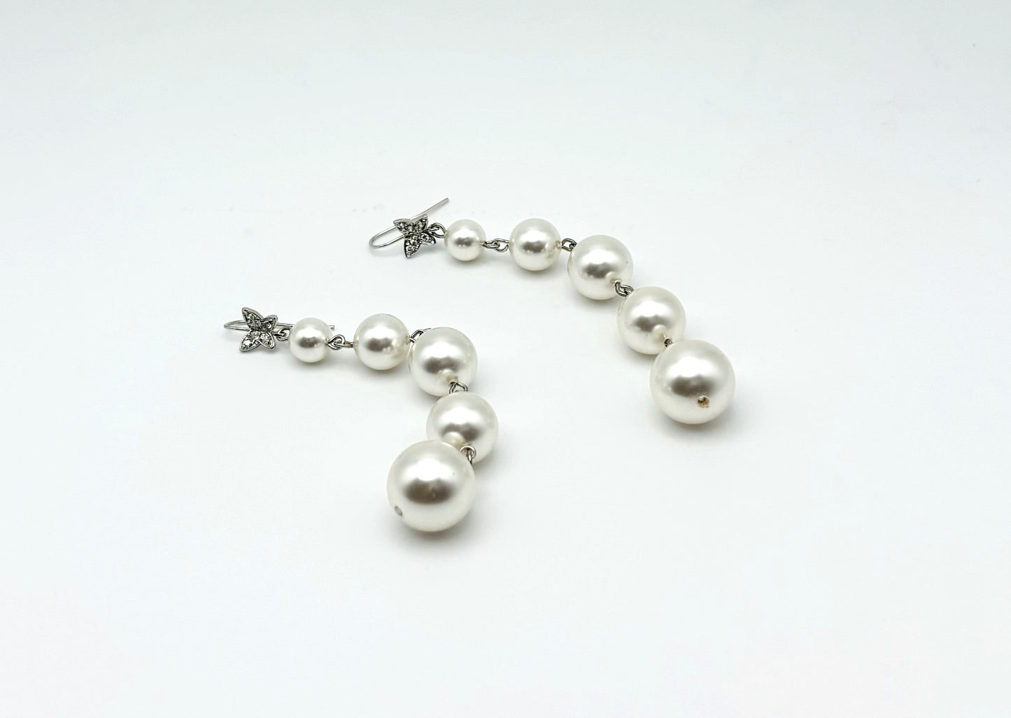 Swarovski Butterfly White Pearl