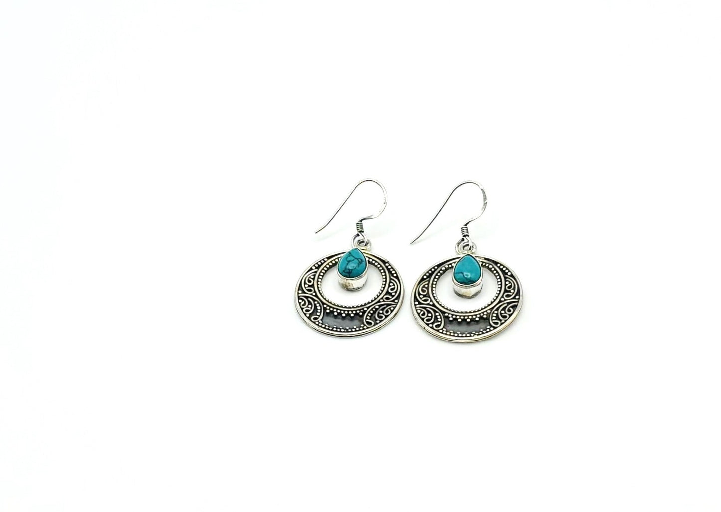 Dangle Silver & Topaz