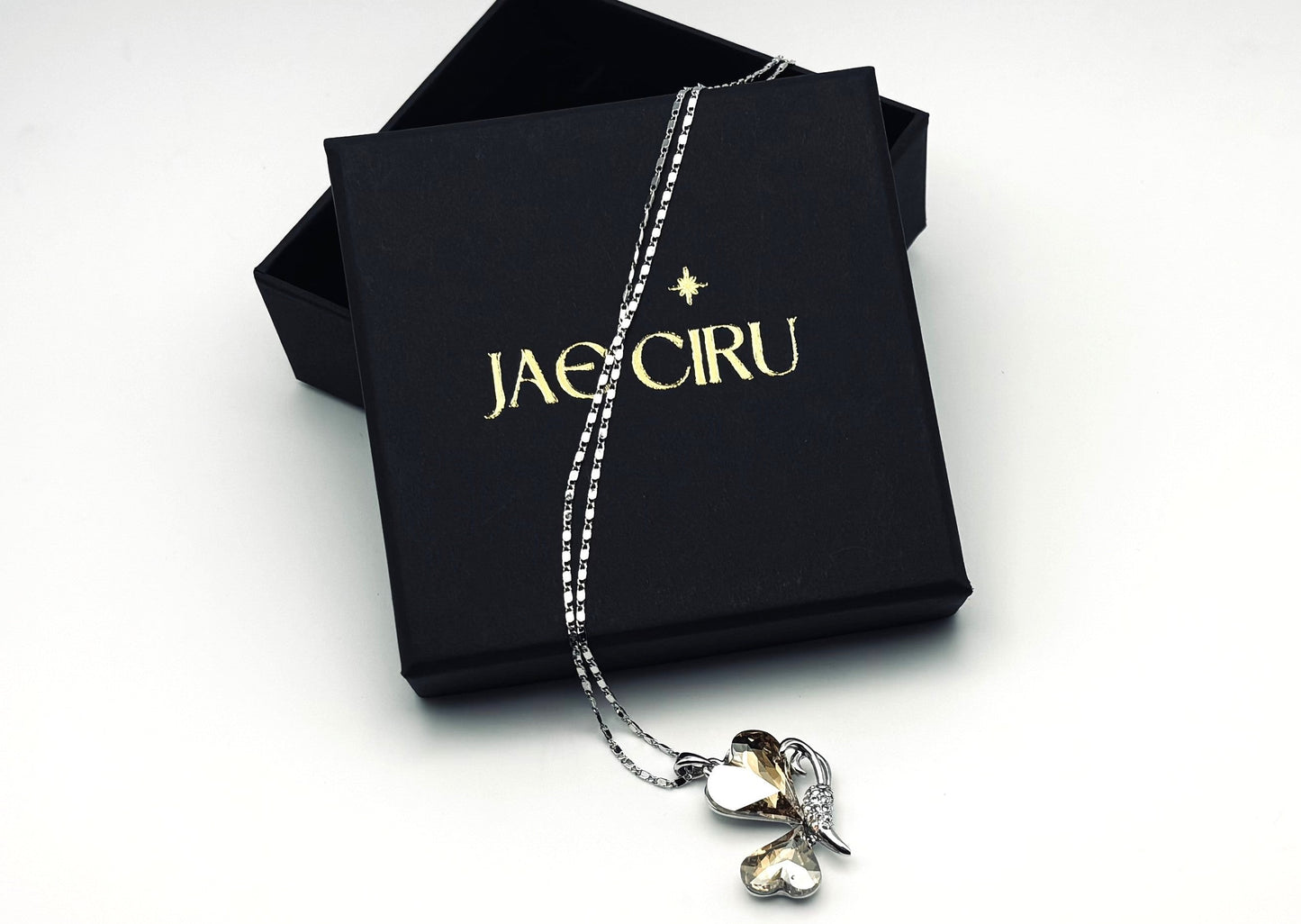Swarovski & Silver Butterfly
